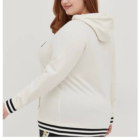 Torrid 1 (1X) Disney Mickey Mouse Fleece Pullover Hoodie Hooded Sweatshirt New - Picture 2 of 2